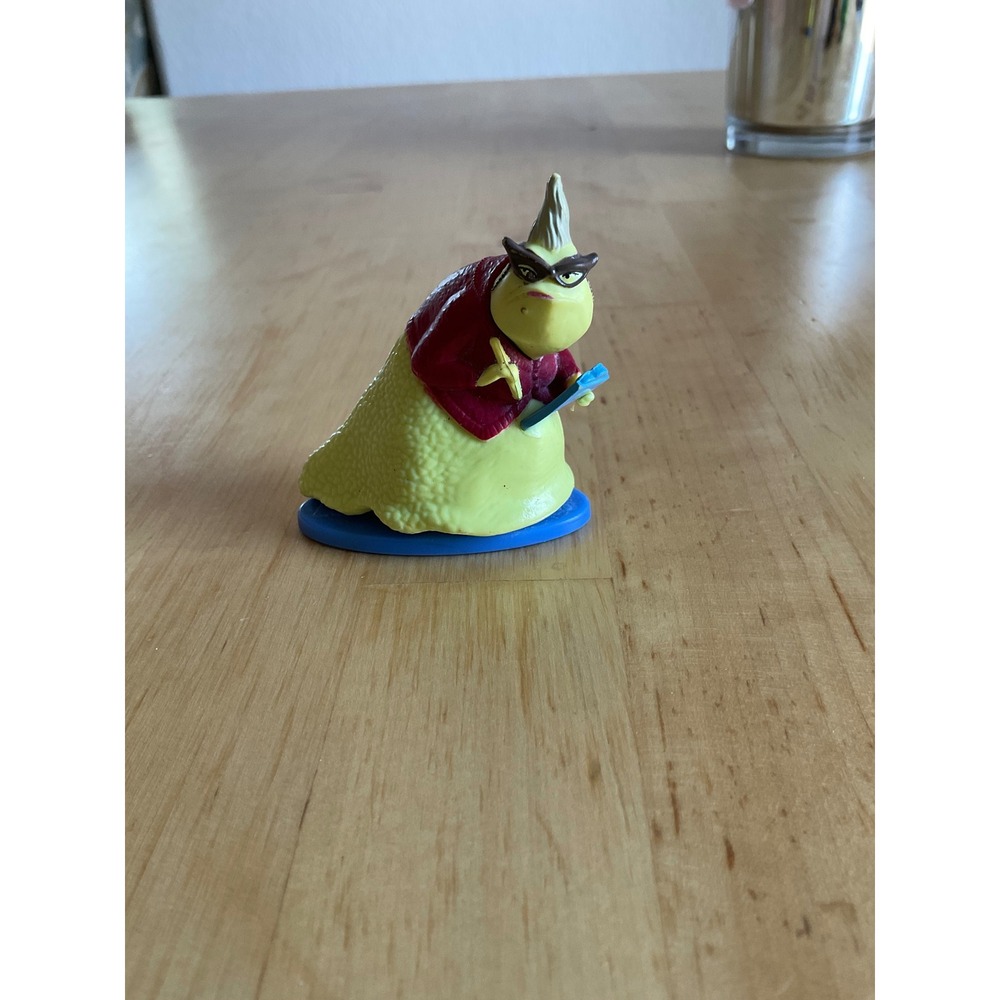 Disney Pixar Monsters Inc Roz Figure Mattel 2019 PVC Toy Green Red Cardigan